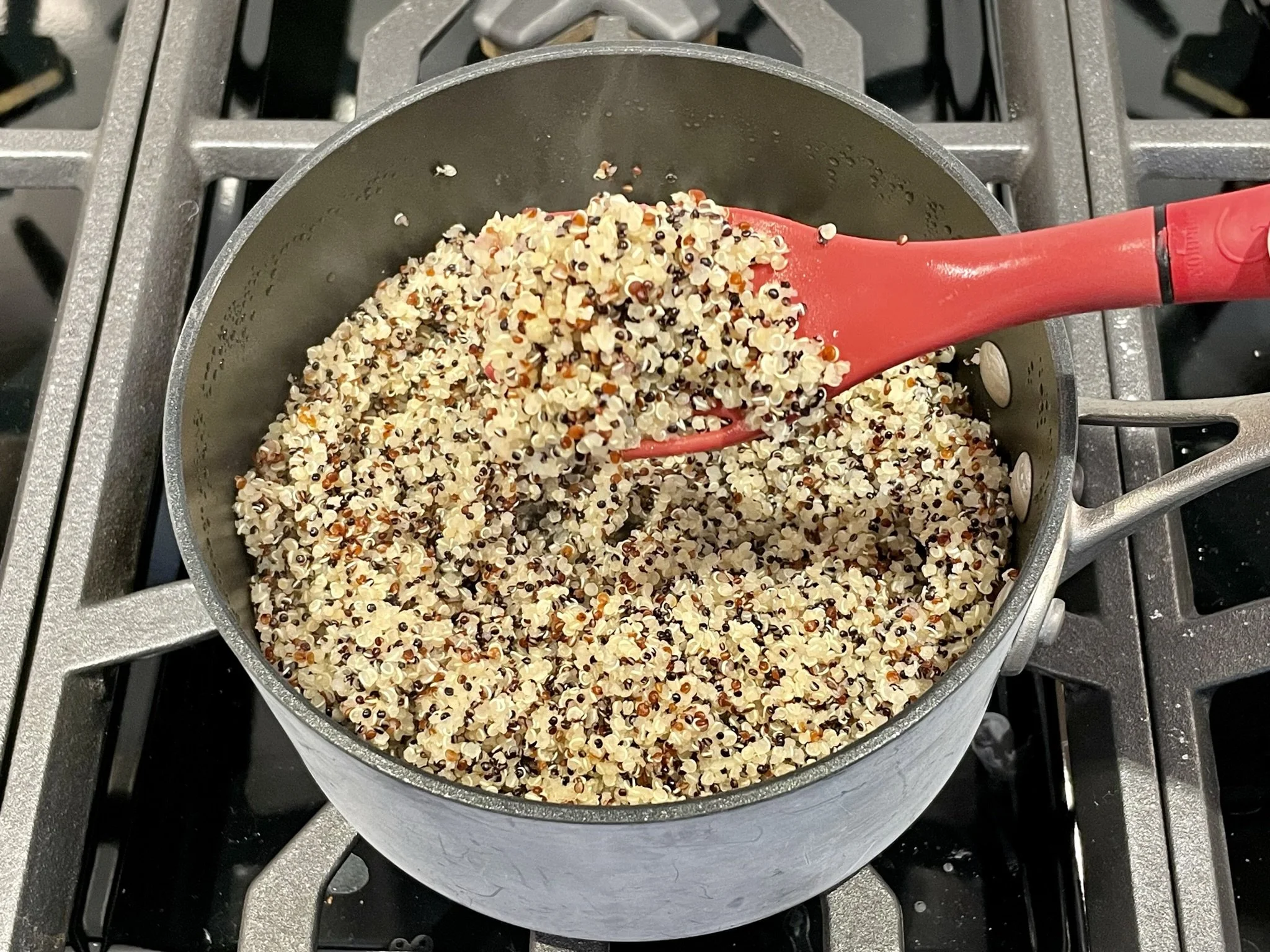 Grains separated &amp; fluffy.