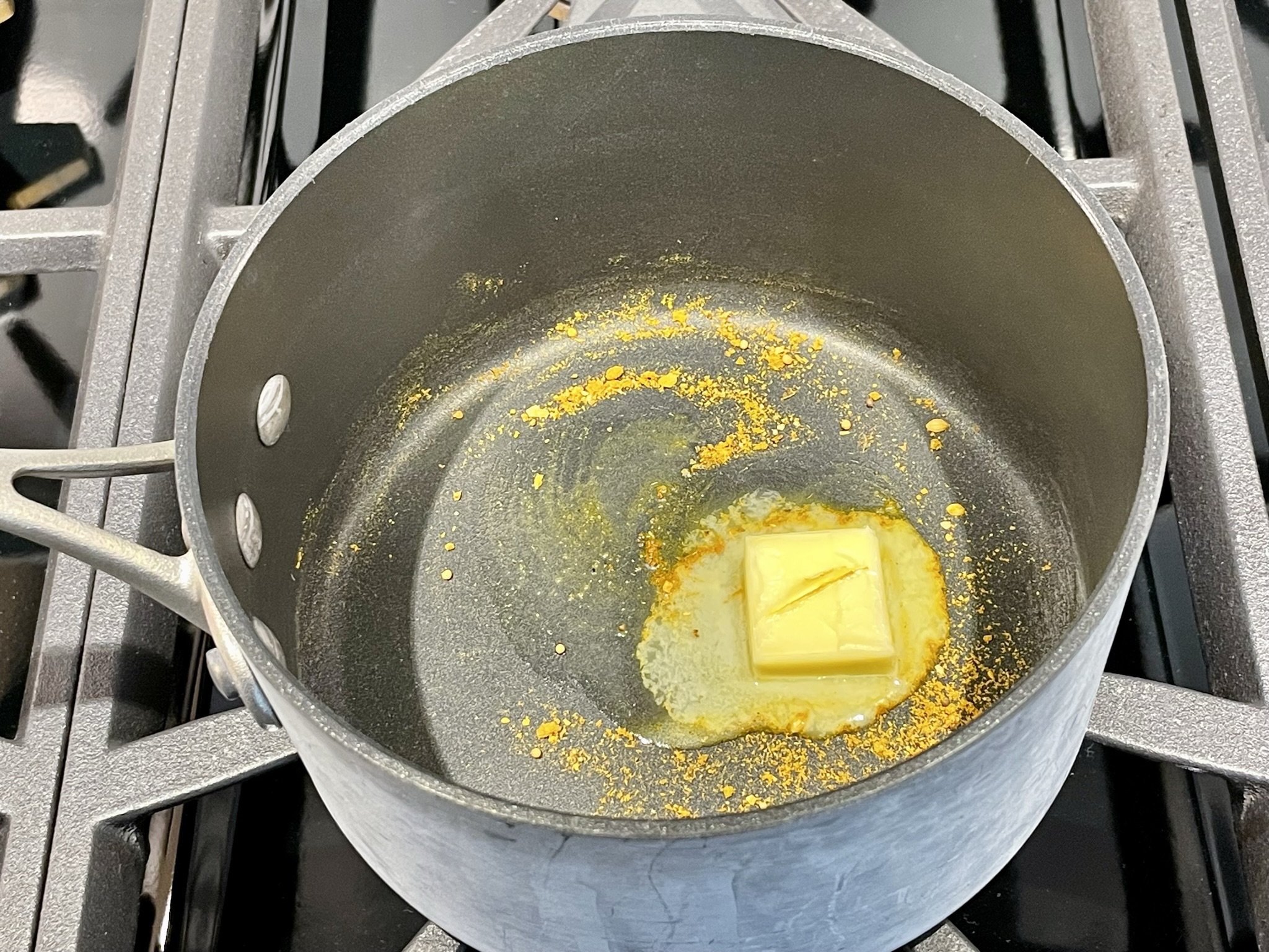Add butter.