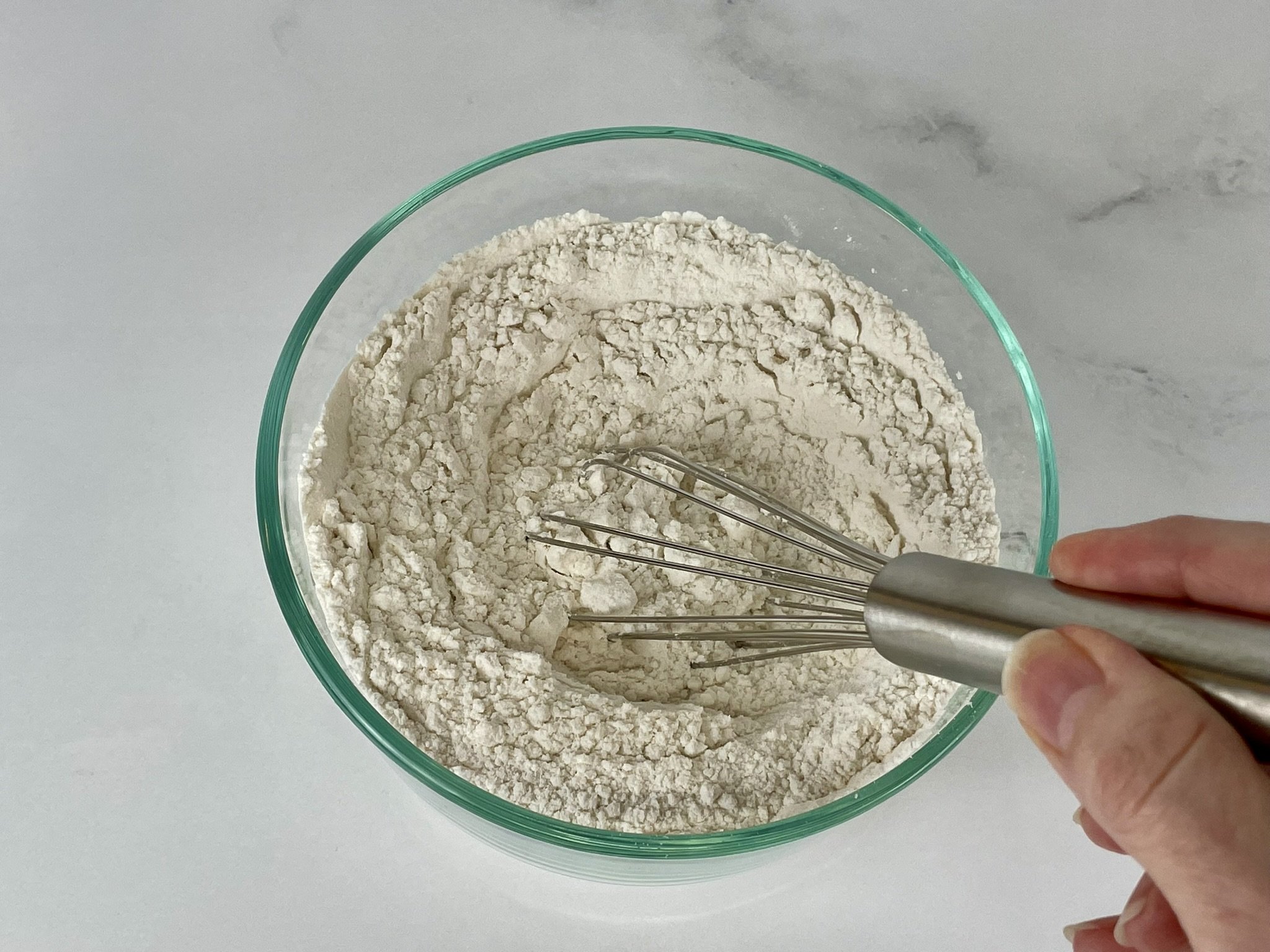 Whisk flour &amp; salt.