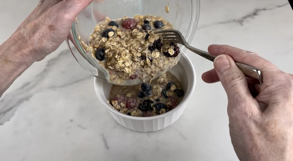 BERRY BAKED OATMEAL (Single Serving) Delicious! — Prep My Recipe