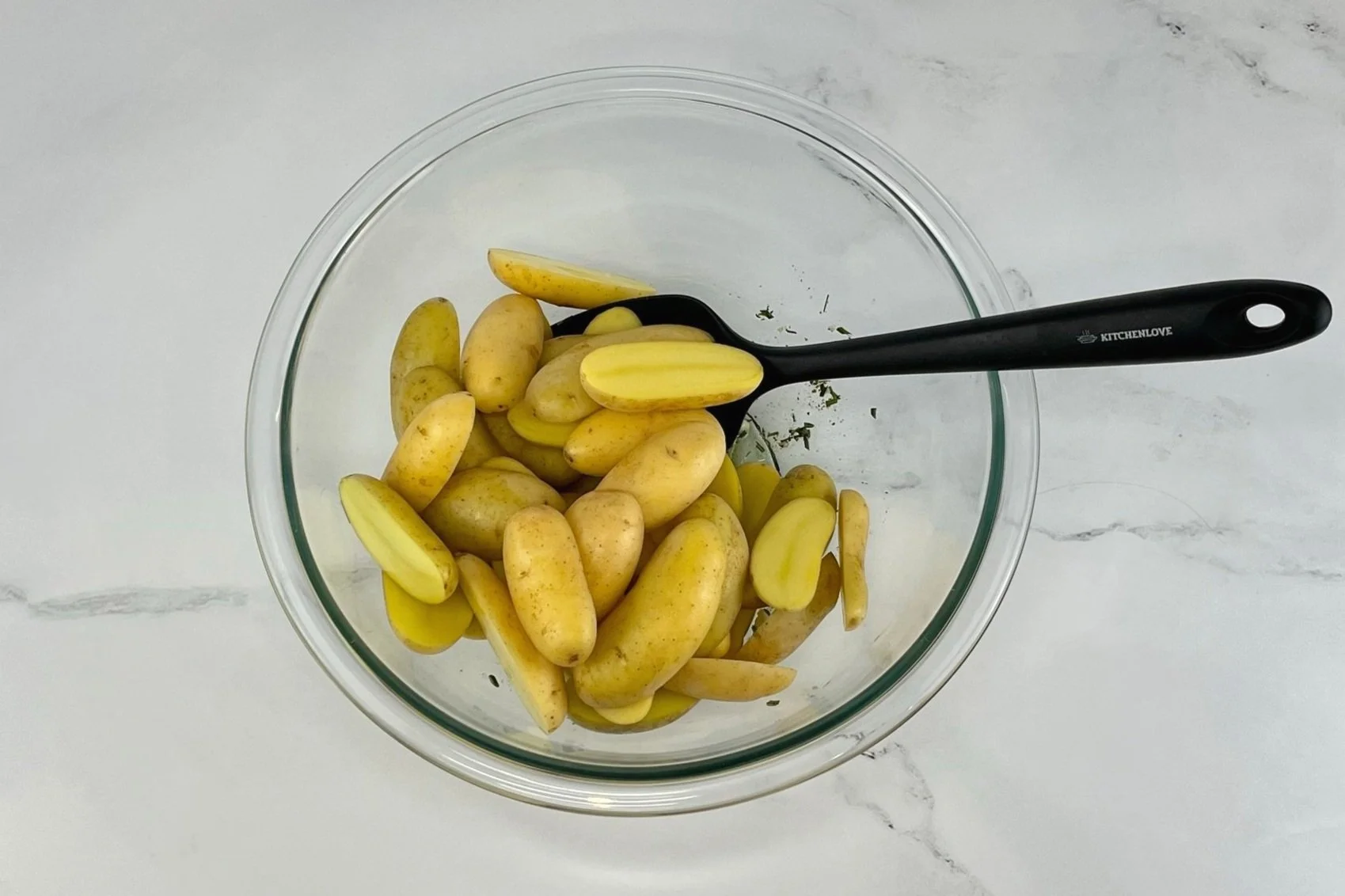 Add to bowl w/ mixture.