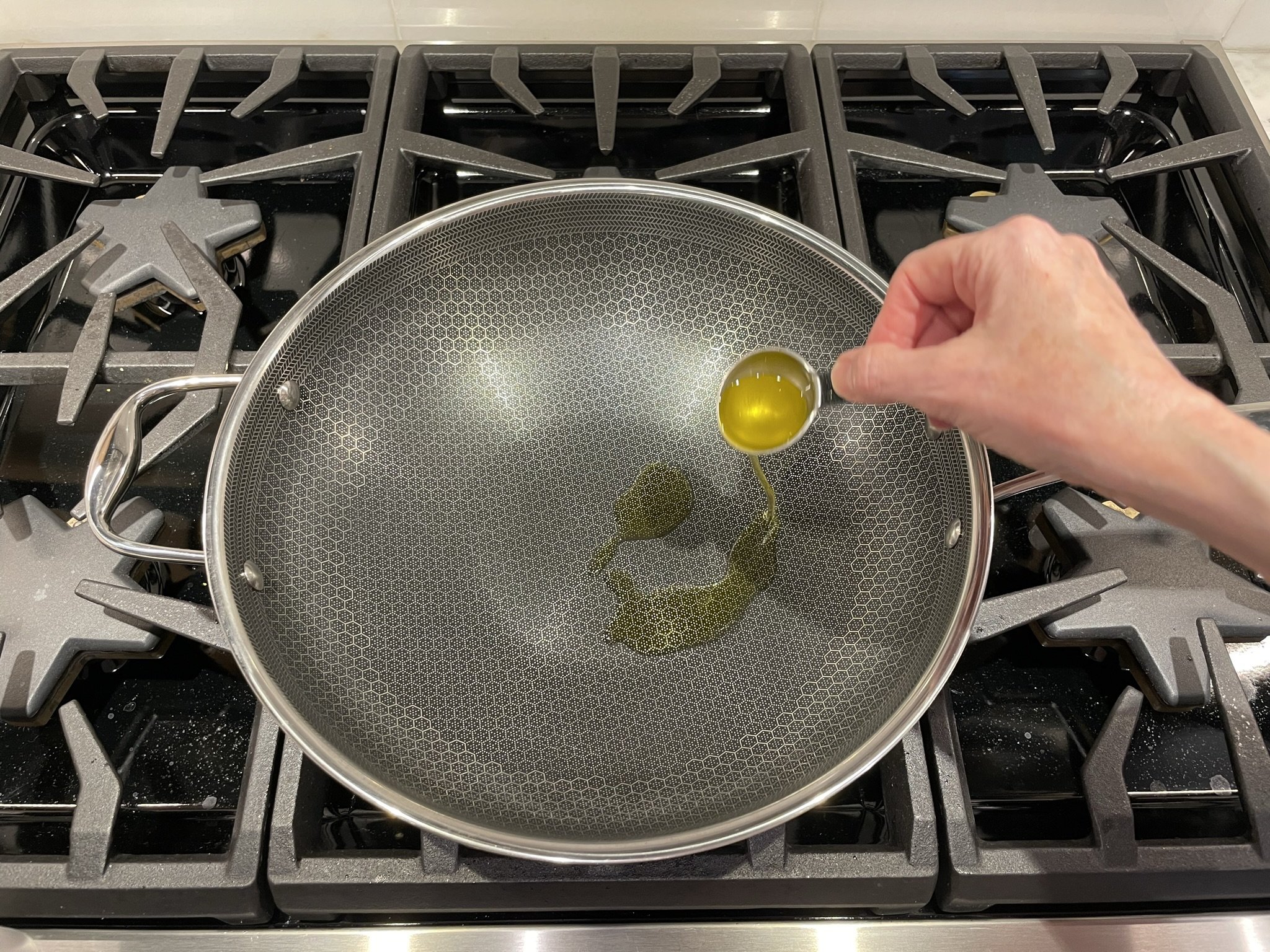 Add olive oil.