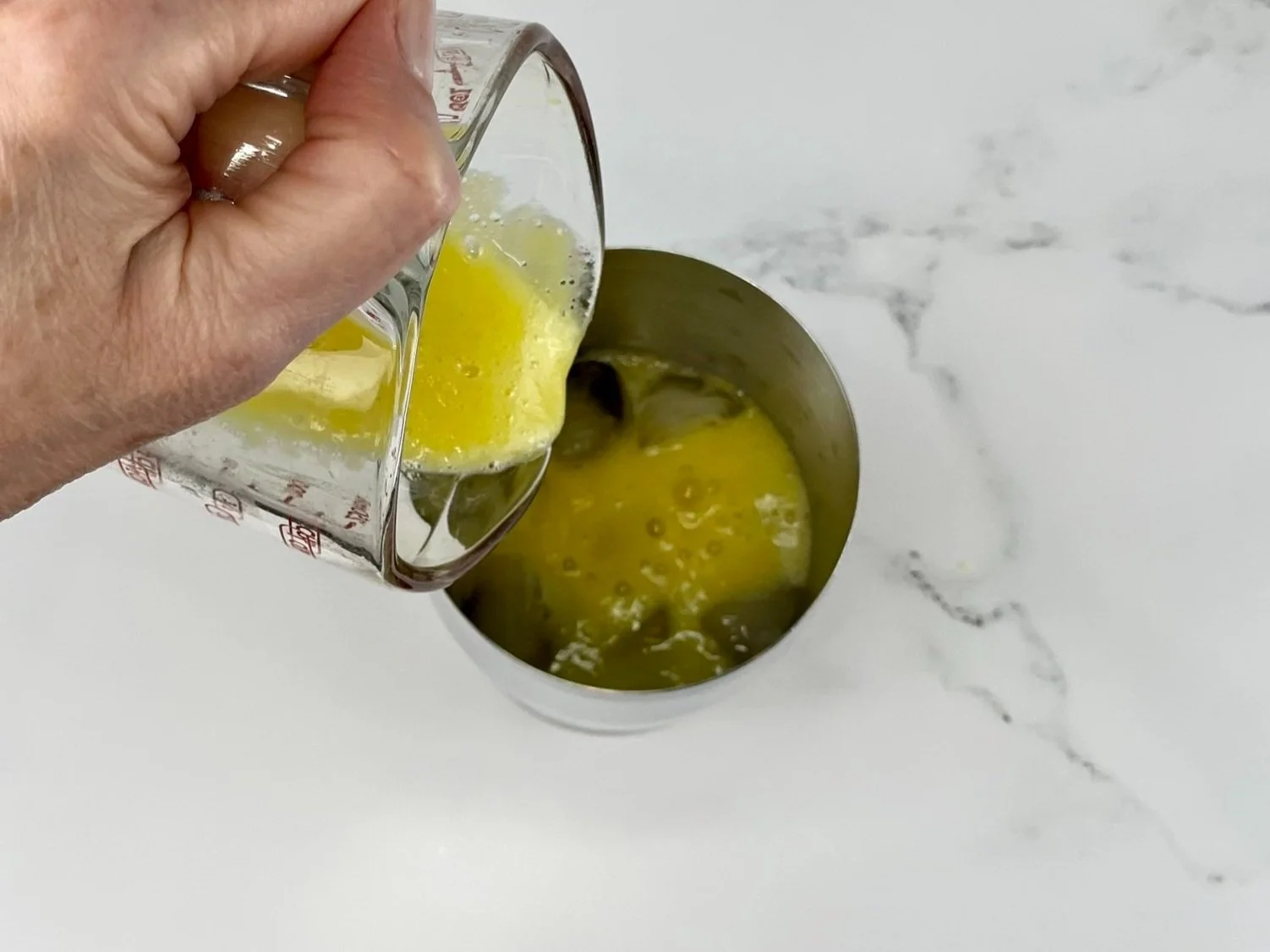 Pineapple purée.