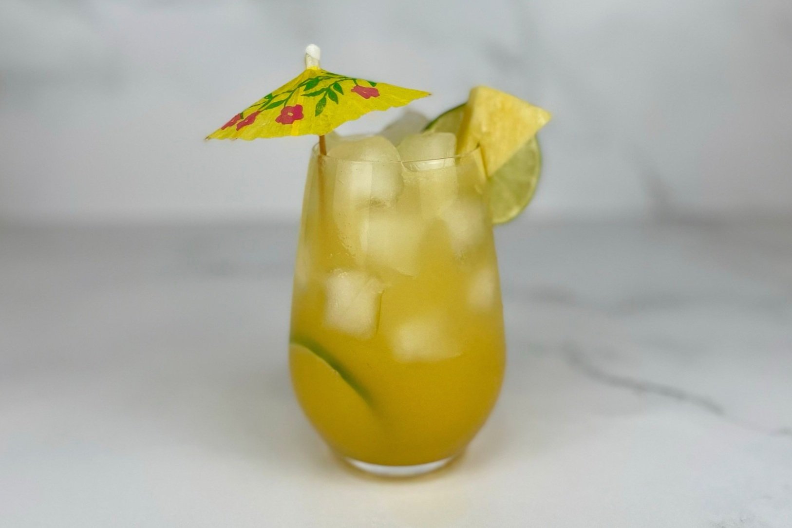 Cocktail umbrella.