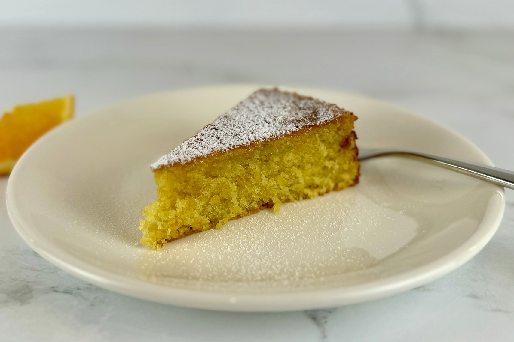 2-Slice of Orange Olive Oil Cake