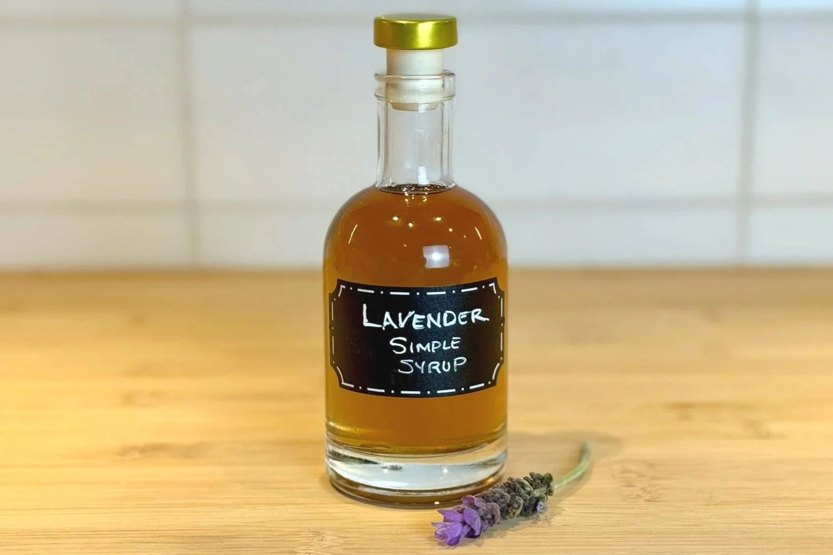 Easy Lavender Simple Syrup