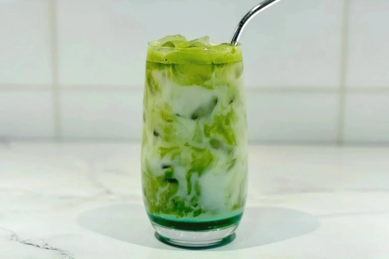 Iced Minty Matcha Latte