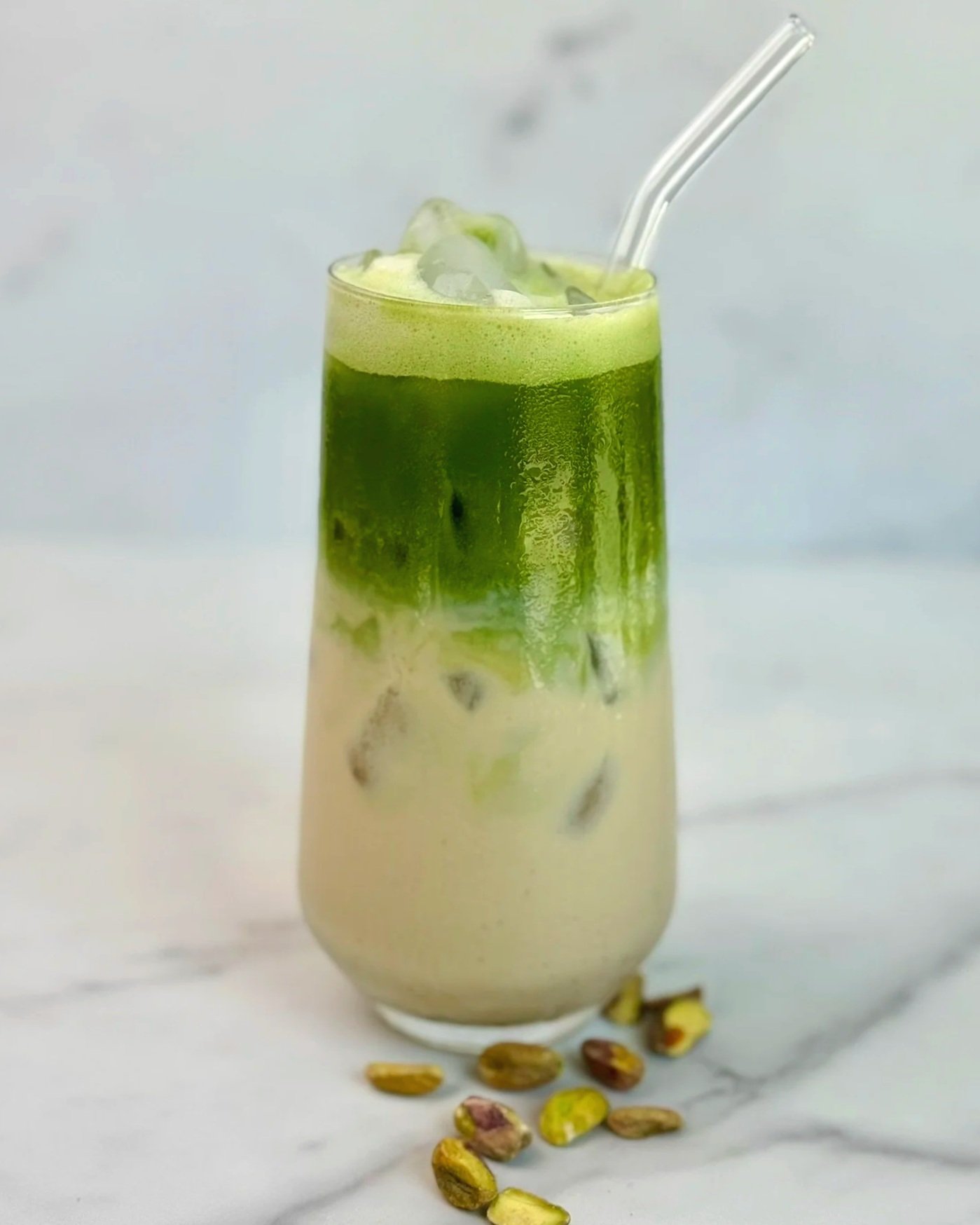 Double Pistachio Matcha Latte