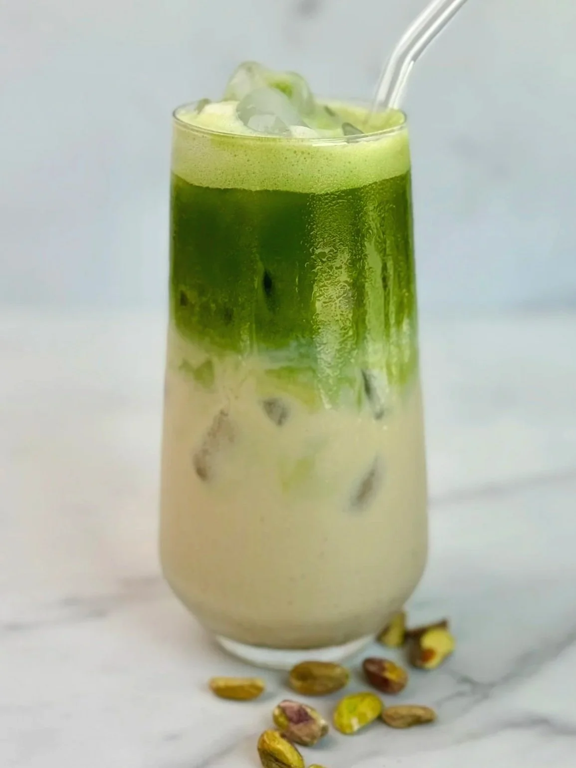 Double Pistachio Matcha Latte