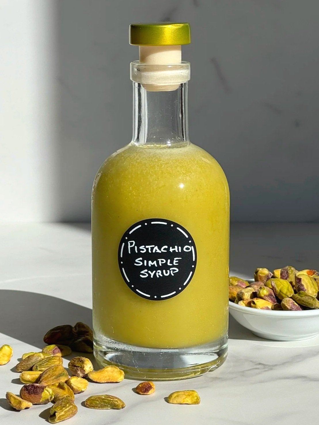Creamy Pistachio Simple Syrup