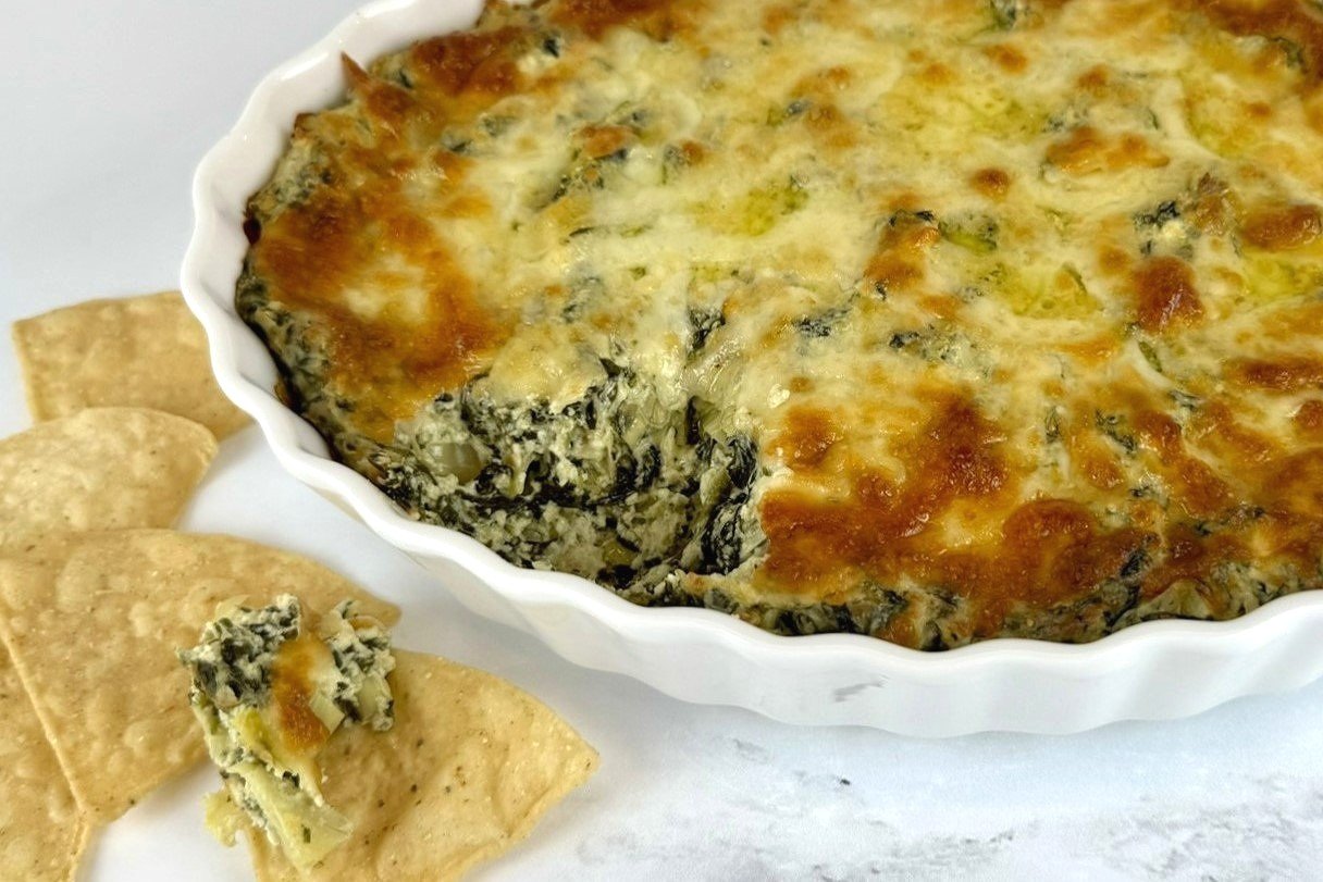 EASY SPINACH ARTICHOKE DIP - Amazing Crockpot Recipe! — Prep My Recipe