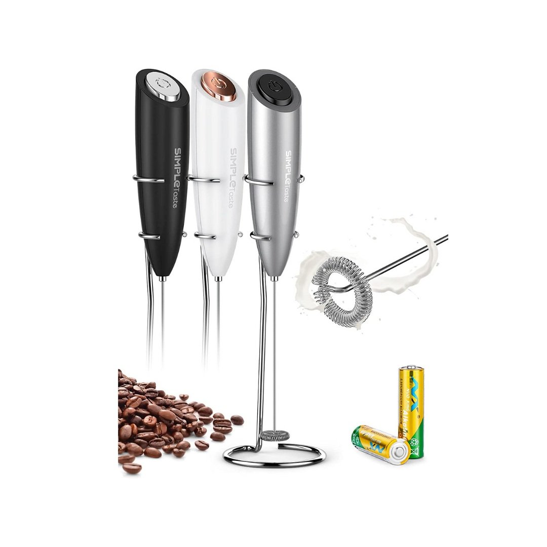 electric-milk-frother-handheld -battery-operated-whisk-beater-foam-maker-for-coffee-cappuccino-latte-matcha-hot-chocolate-mini- drink-mixer-with-stainless-steel-stand - 50 IS NOT OLD - A Fashion And  Beauty Blog For Women Over 50