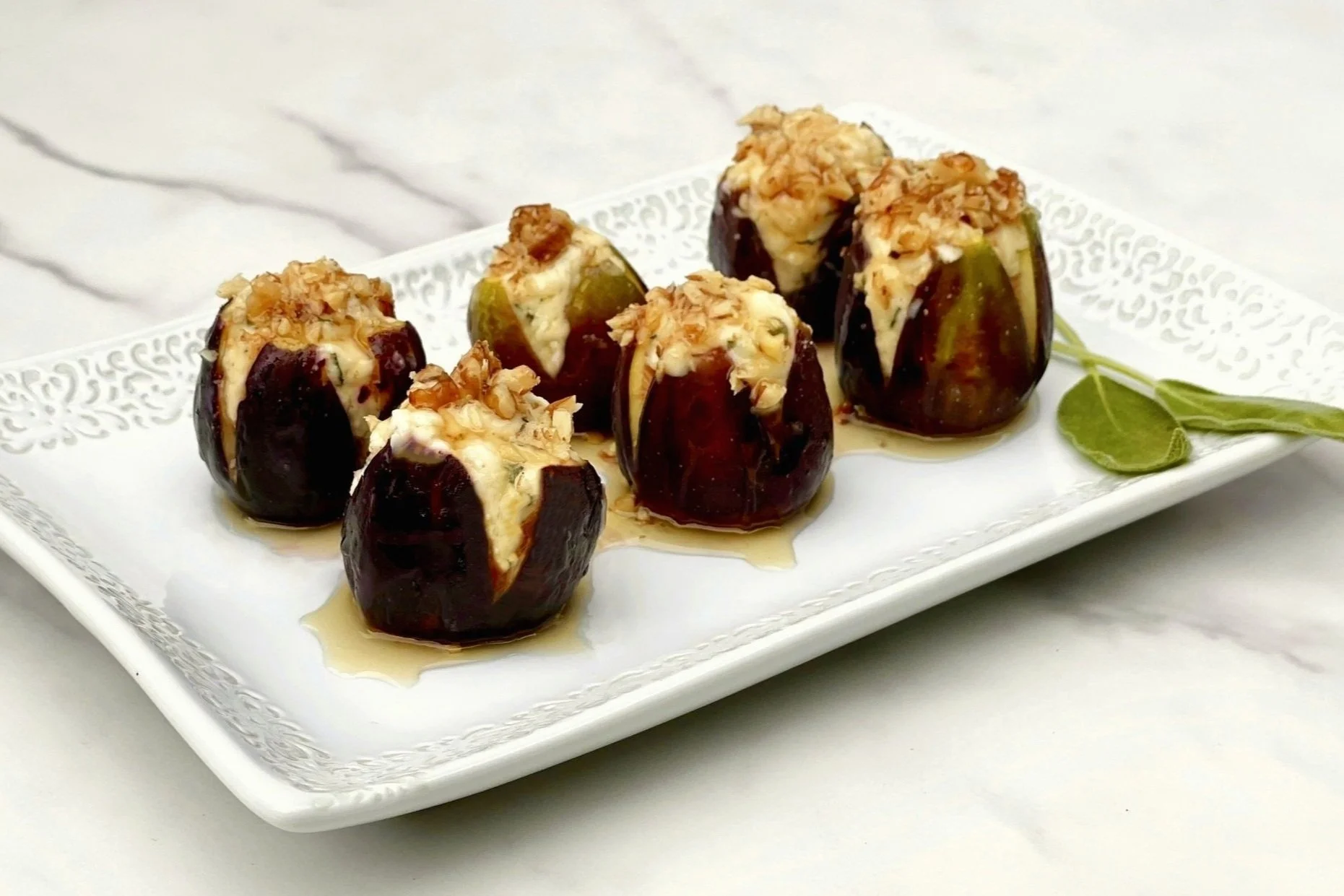 BAKED FIGS with GOAT CHEESE Great Holiday Appetizer — Pimp My Recipe