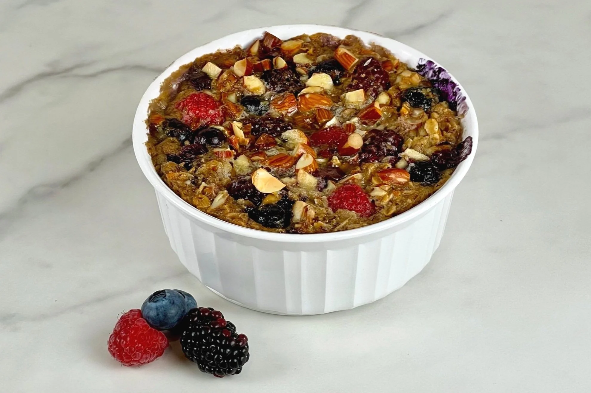 BERRY BAKED OATMEAL (Single Serving) Delicious! — Prep My Recipe