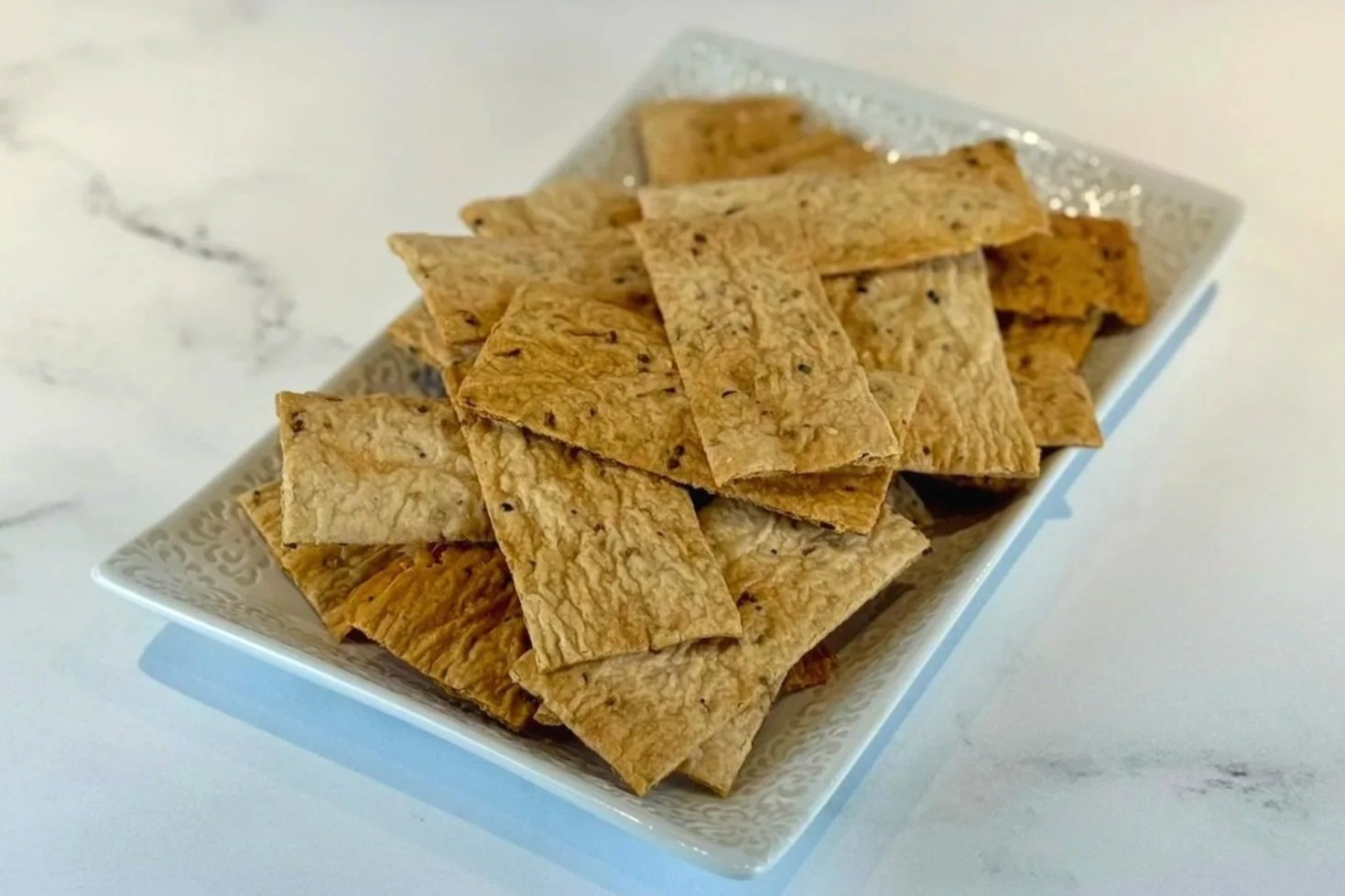 Everything Bagel Sourdough Discard Crackers