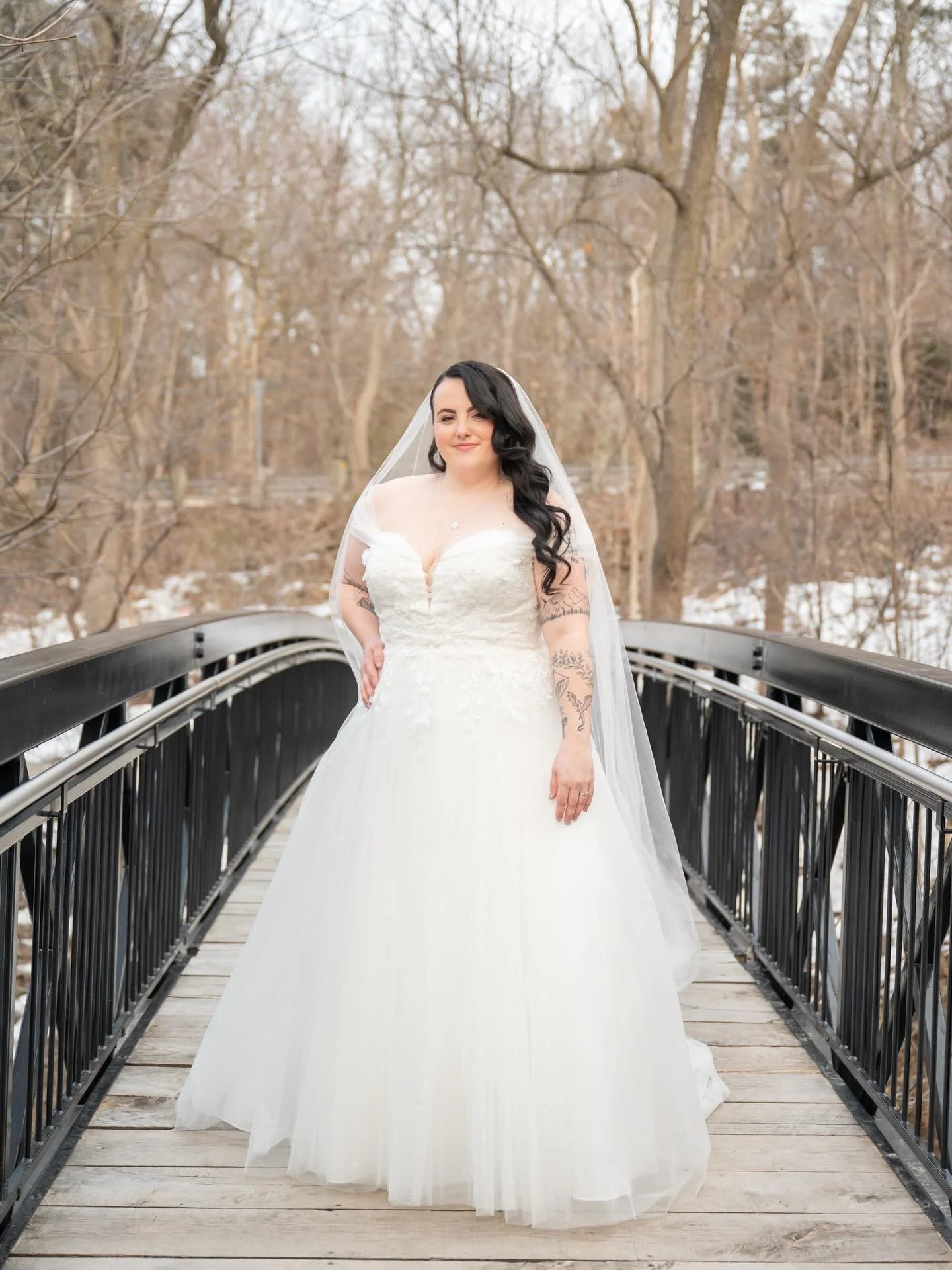 Real Bride Haley giving us alllll the winter wedding vibes and looking stunning in her White One Bridal Gown! 

&ldquo;My wedding was this past weekend and I just wanted to say thank you for helping me find the perfect dress ! With my short timeline,