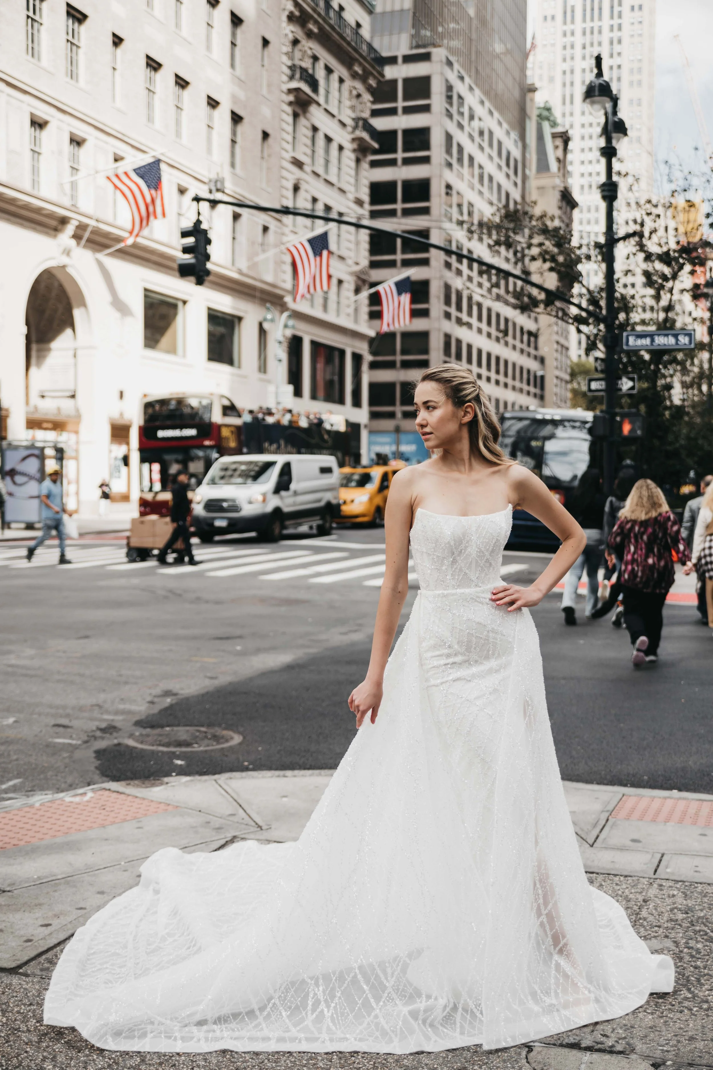 Soho Gown & Overskirt - Size 14 / by Oui The Label - 
Original Price: $4300 // SALE PRICE: $1499