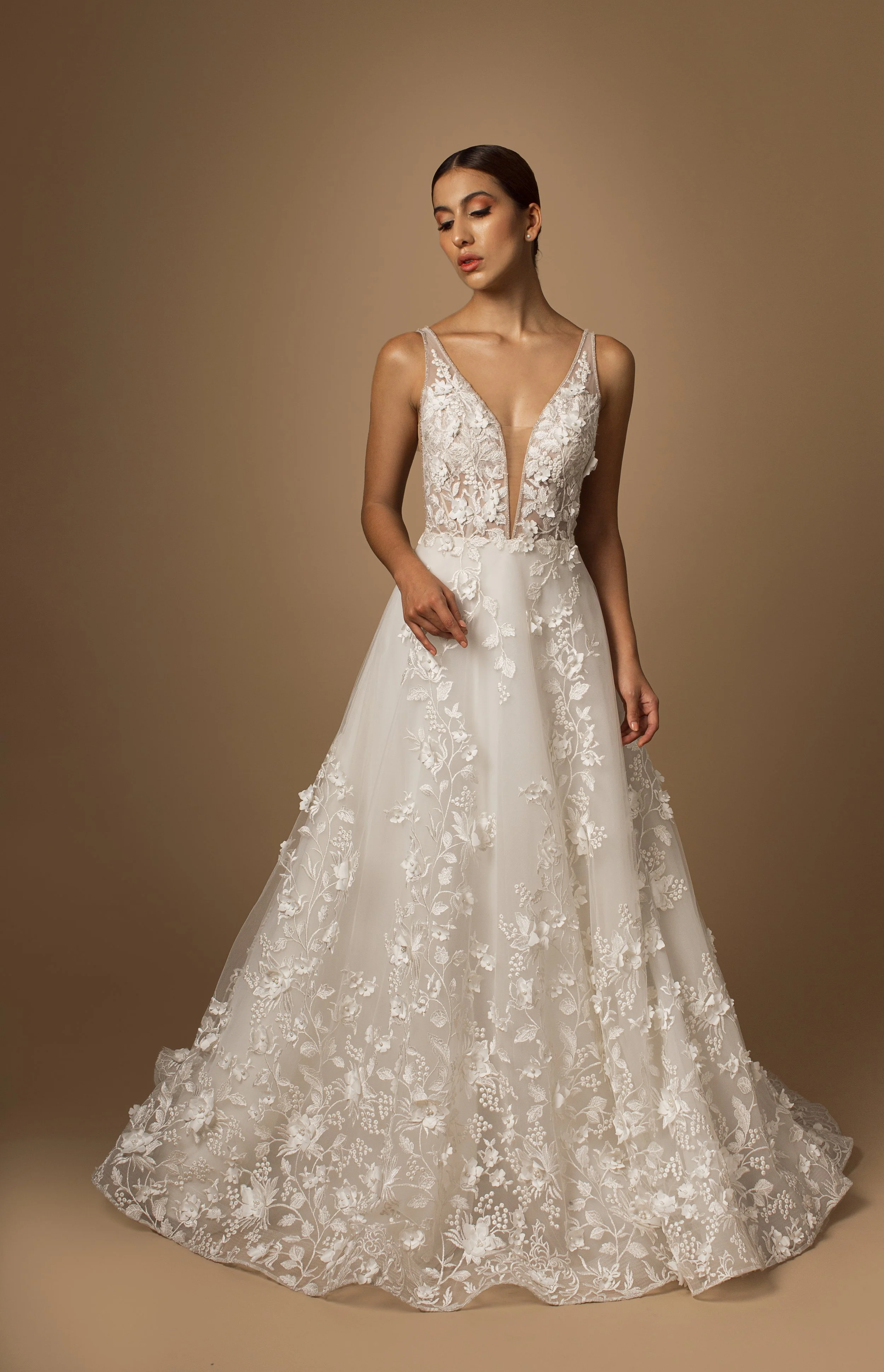 Eva Gown - Size 10 / by Adriana Madrid - 
Original Price: $4400 // SALE PRICE: $1499