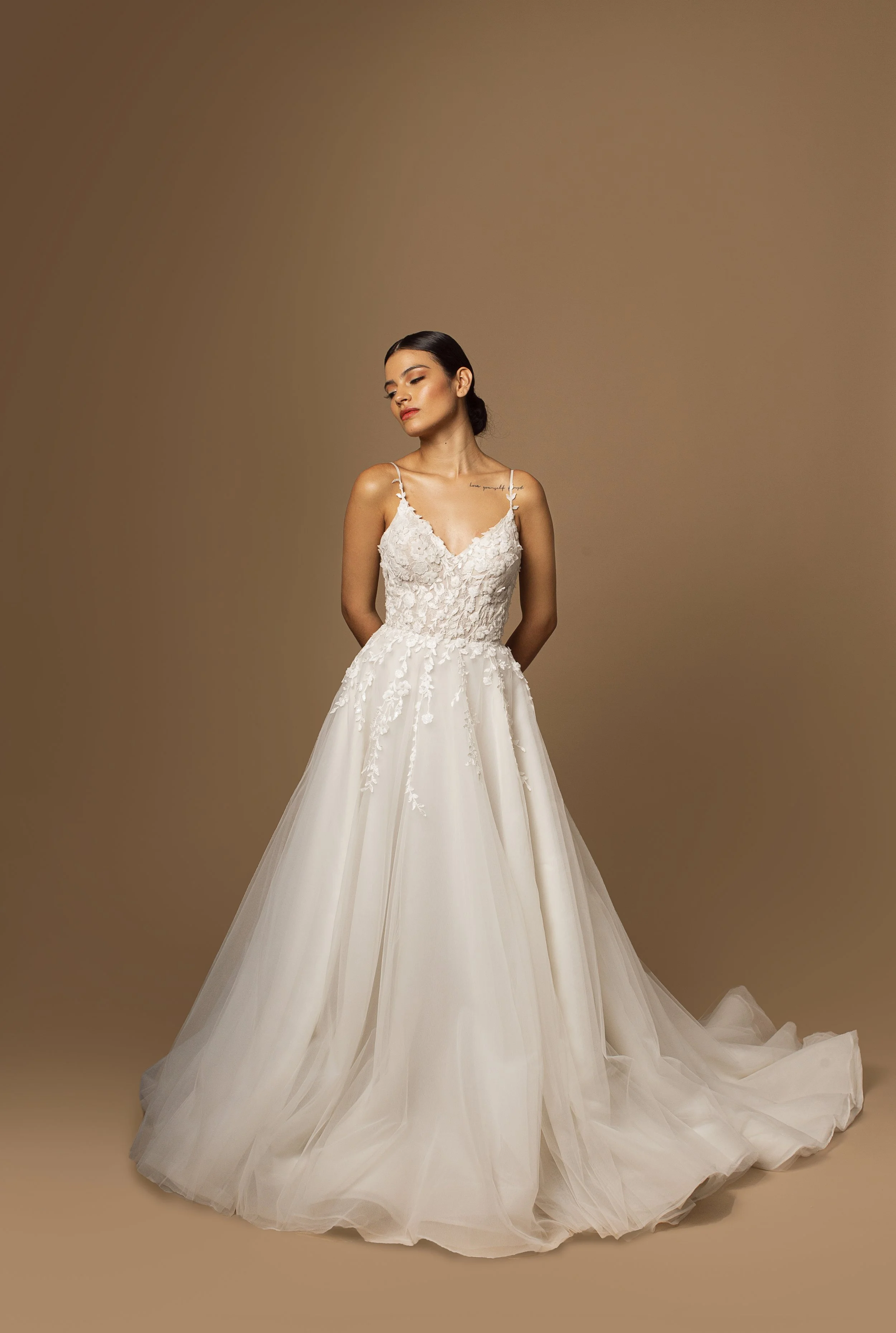 Constantine Gown - Size 14 / by Adriana Madrid - 
Original Price: $3200 // SALE PRICE: $999