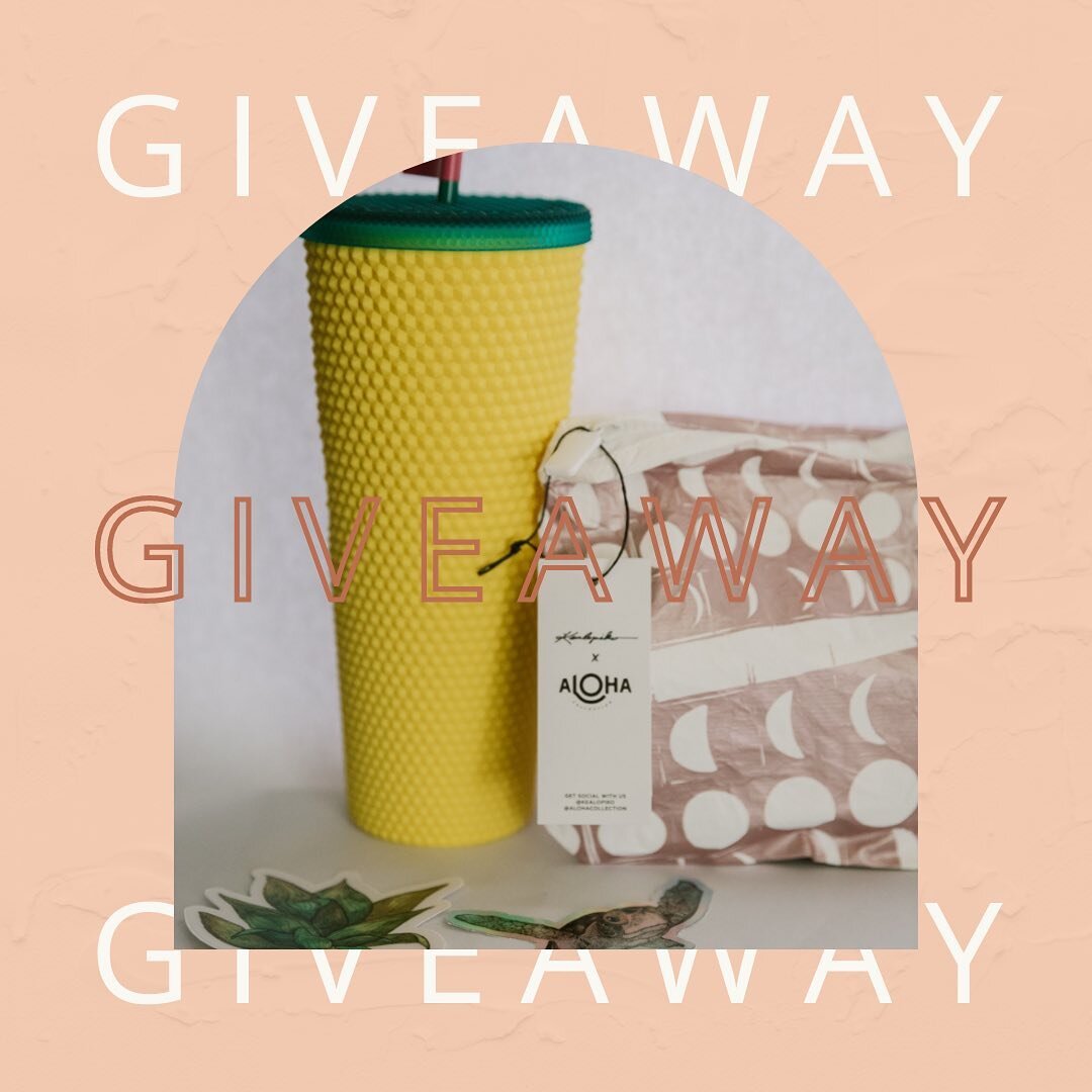 🌞gift-away🌞

To kick off the count down for my new website I&rsquo;ve decided to give a few of my favorite things to YOU!!!! 
A lucky winner will get, 

💛A splash proof bag from @alohacollection
💛A @starbucks venti pineapple cup from the Hawaii c