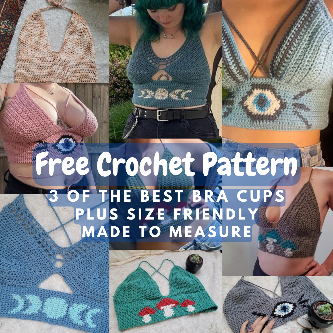 Bralette Cups for any size! — The Weaving Witch