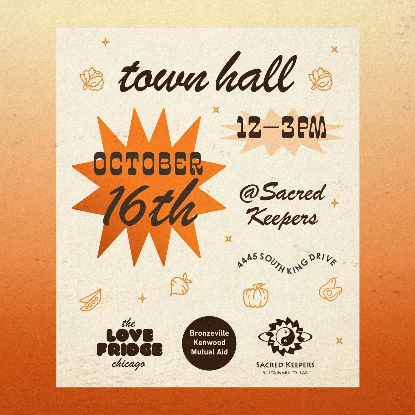 We are excited to announce our next town hall at Sacred Keepers. Happy to be able to share space with community members and host a Q&amp;A with some of our hosts. 

Please join us October 16th 12-3pm. Hear from hosts and volunteers, ask questions.

E