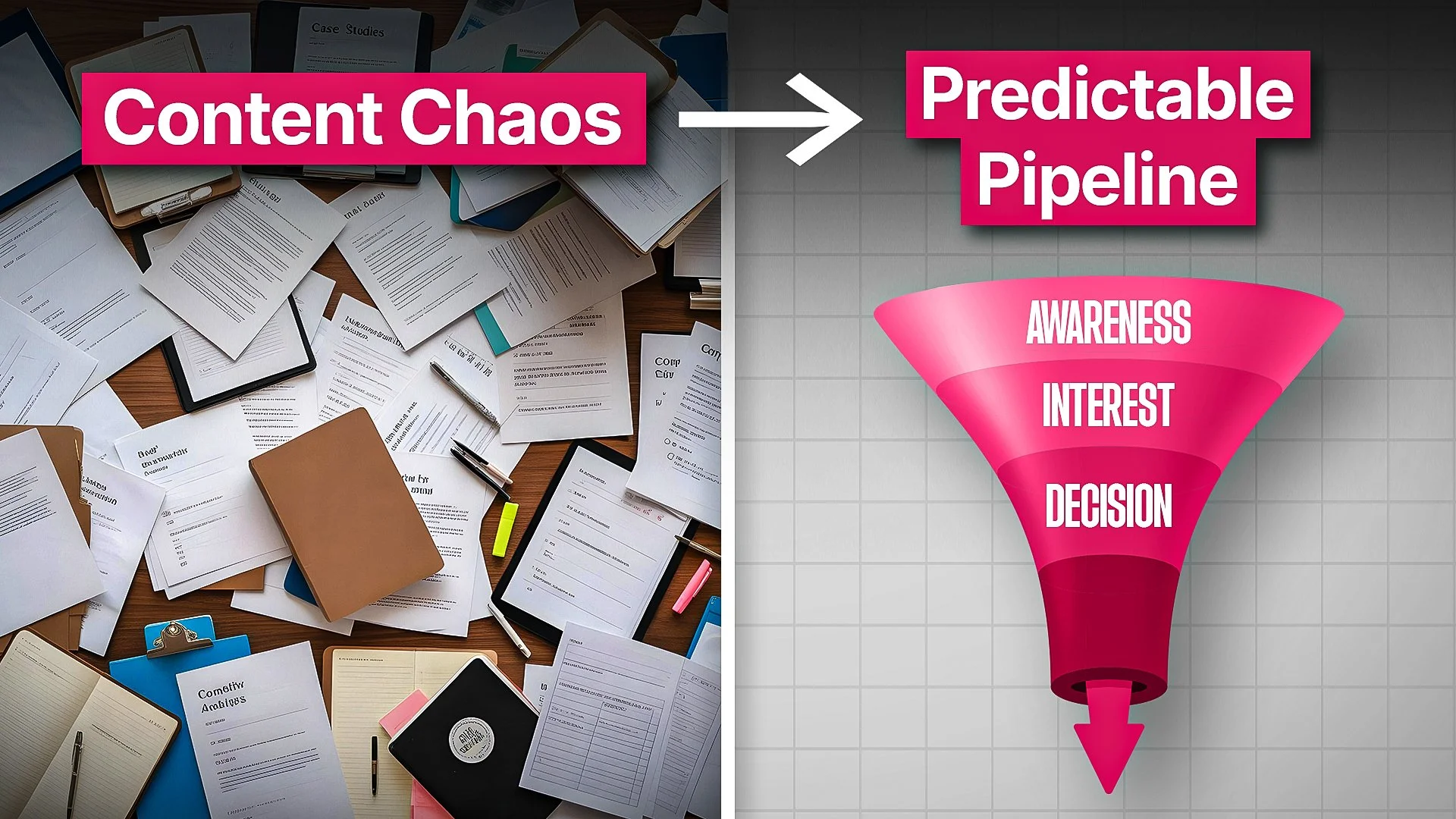 You have 47 PDFs and zero pipeline. Congrats.