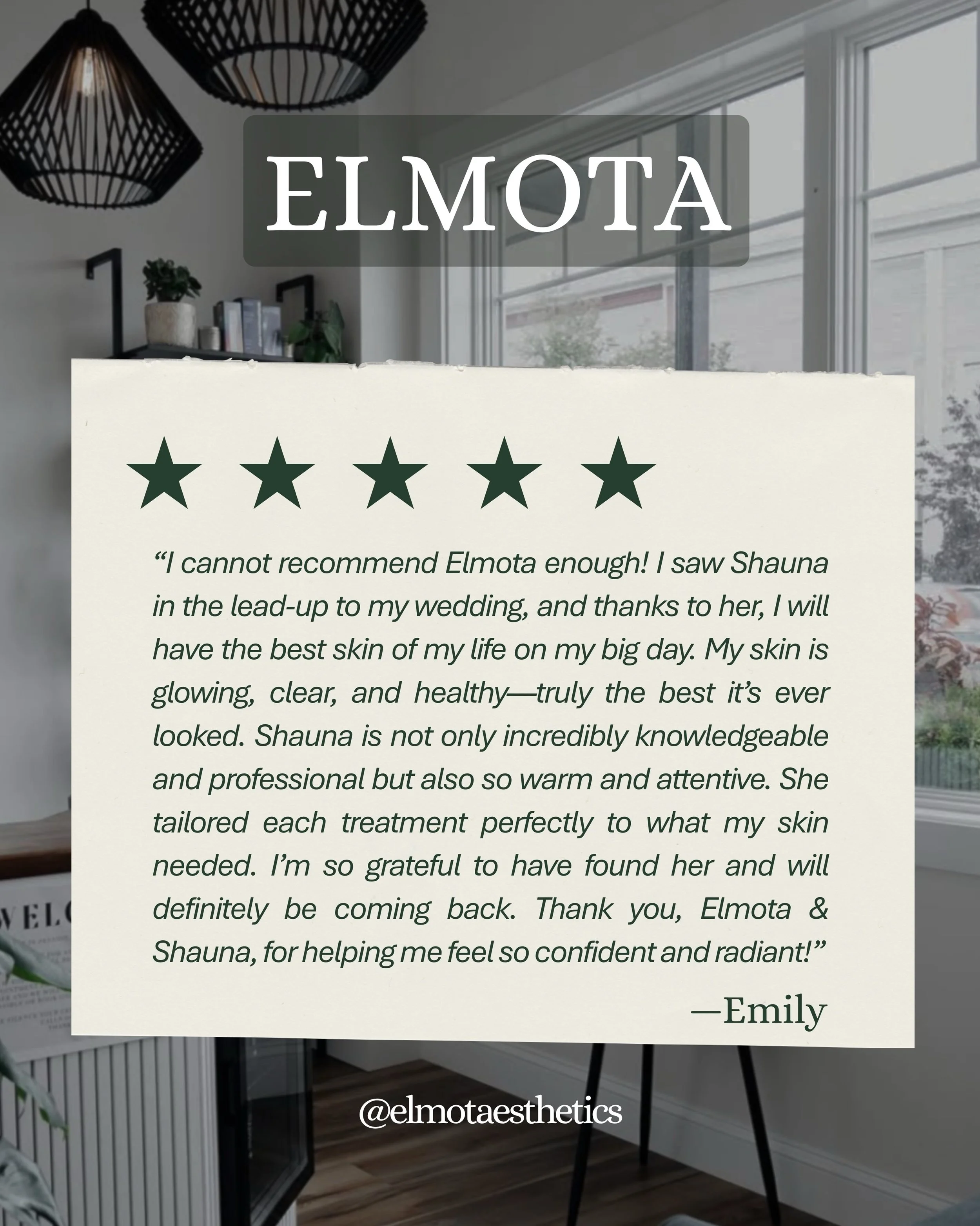 Reviews like this truly make our day 💖

Not only do your kind words mean the world to our team, they also help others discover our business and feel confident taking the next step on their own journey!!

If you&rsquo;ve recently visited us, we would