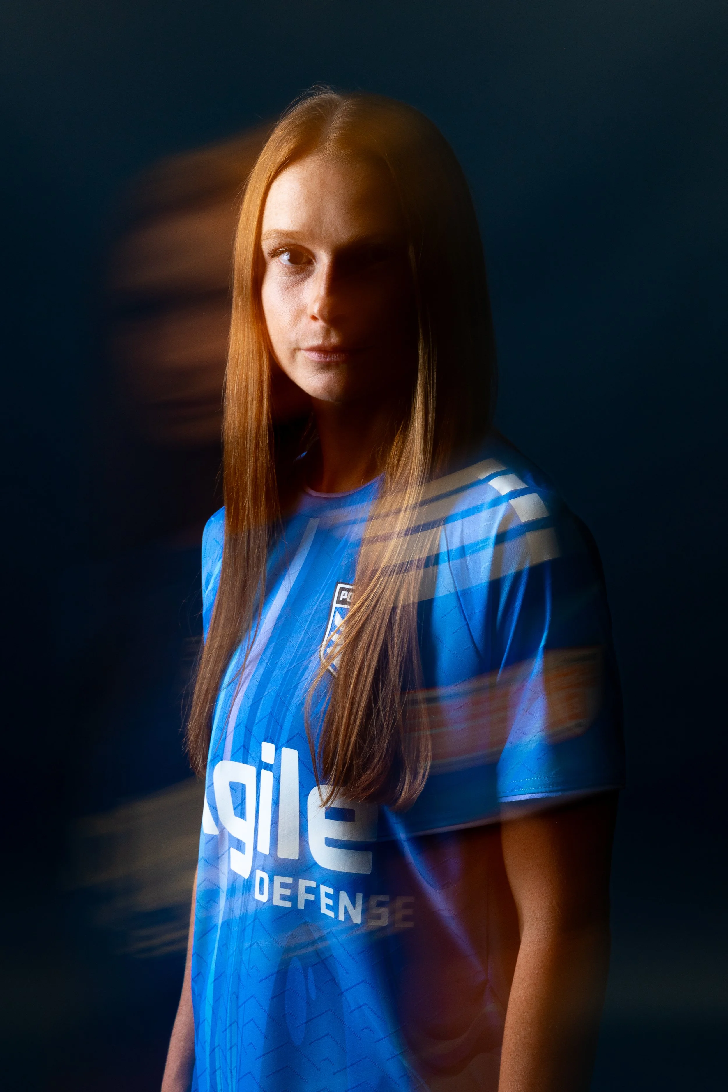 Susanna Fitch poses for a portait during DC Power FC's media day at Audi Field in Washington, D.C., on Aug. 6, 2026.