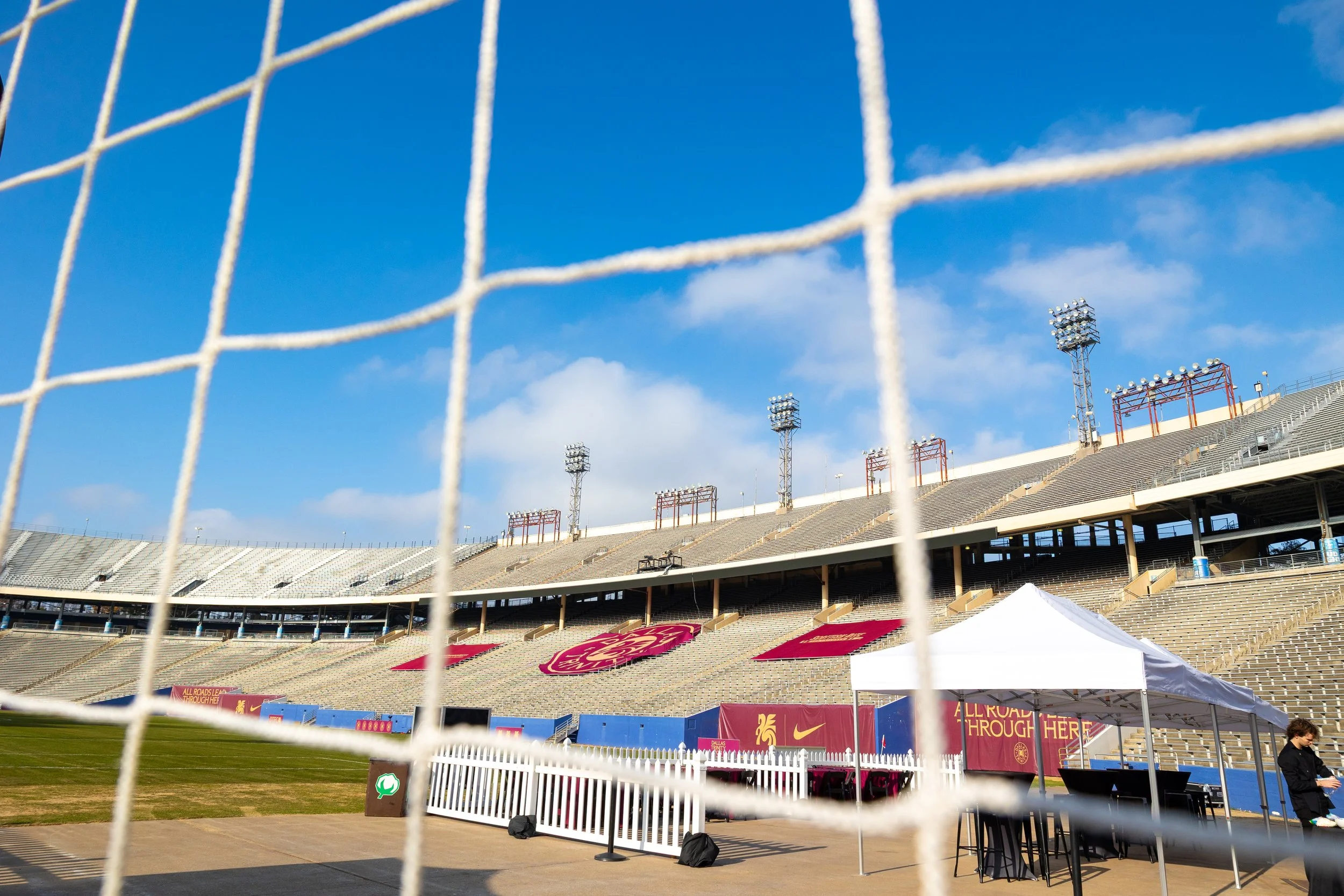 Interior of Cotton Bowl stadium in Dallas, Tx., on Dec. 6, 2025.