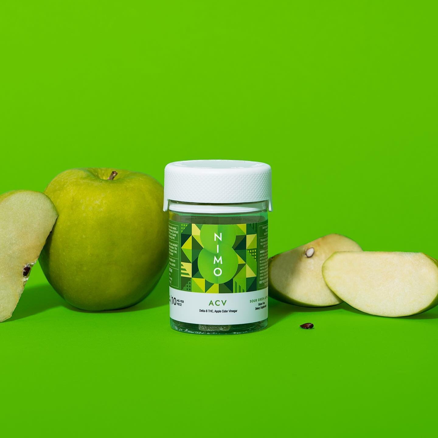 ACV EDIBLE??🤔
__
 
A Sour green apple flavor with 200mg of apple cider vinegar aka &ldquo;ACV&rdquo; and 10mg of Delta 8 THC. 

Well, as some may know already.
Cannabis and THC (the active ingredients) have been known to have its anti-inflammatory p
