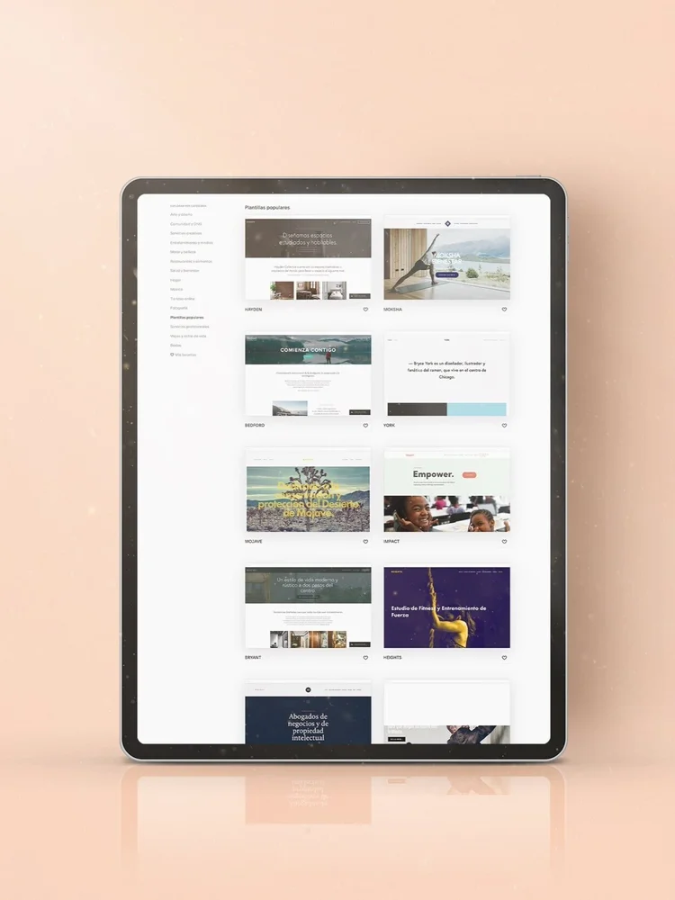 Cómo escoger una plantilla para tu web en Squarespace Visual Bloom Squarespace & Shopify Cómo escoger una plantilla para tu web en Squarespace Visual Bloom Squarespace & Shopify