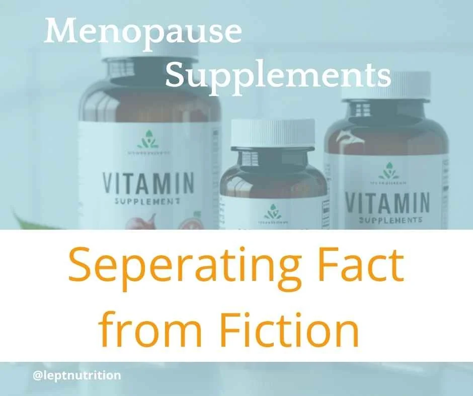 Supplements for Menopause: Separating Fact from Fiction 