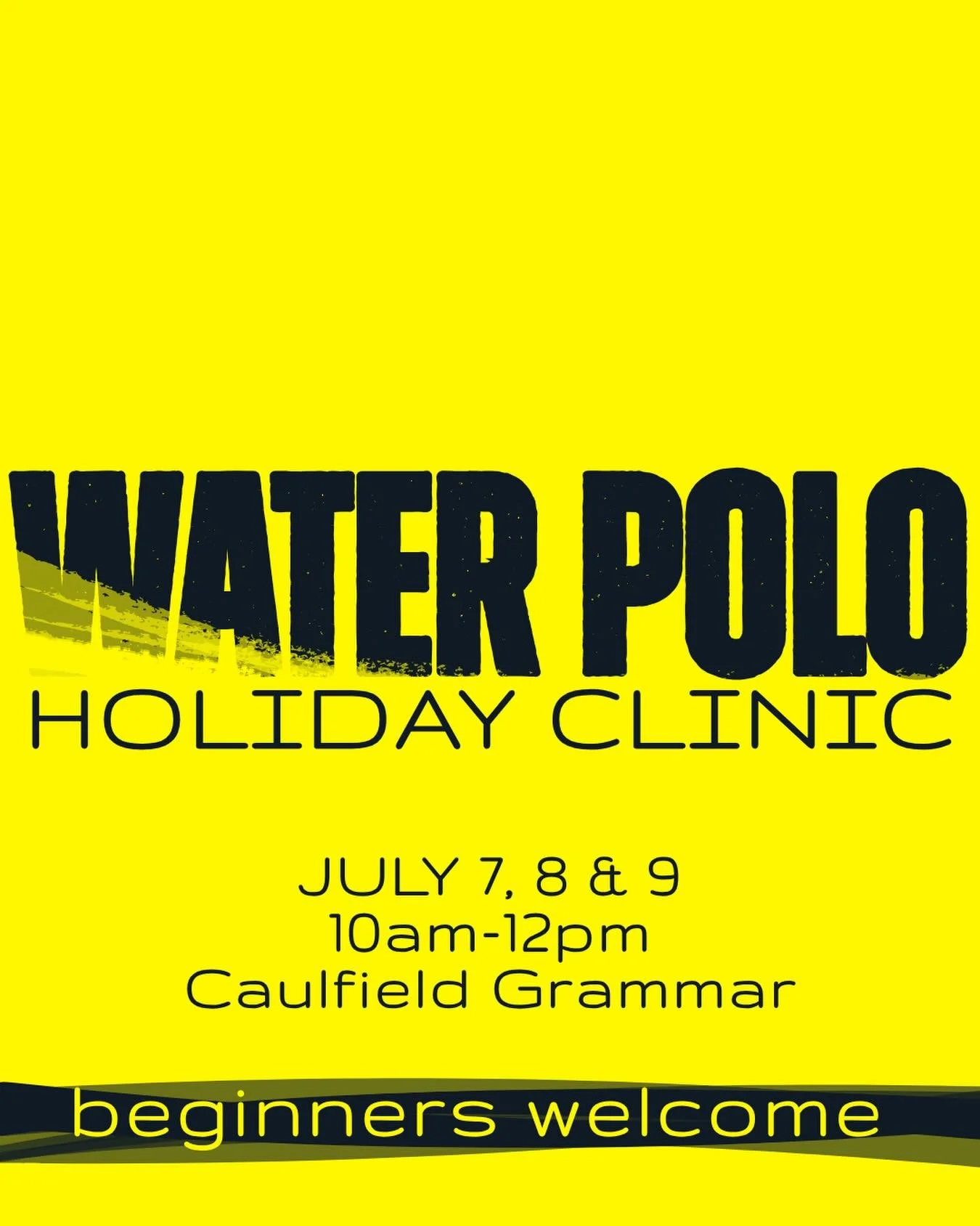 💦 School holidays are coming and we&rsquo;ve got the perfect way to fill them!

We&rsquo;re running three mornings of water polo this July and we&rsquo;d love your kids to join us. Our coaches tailor sessions to every level:

🌊 Beginners - eggbeate