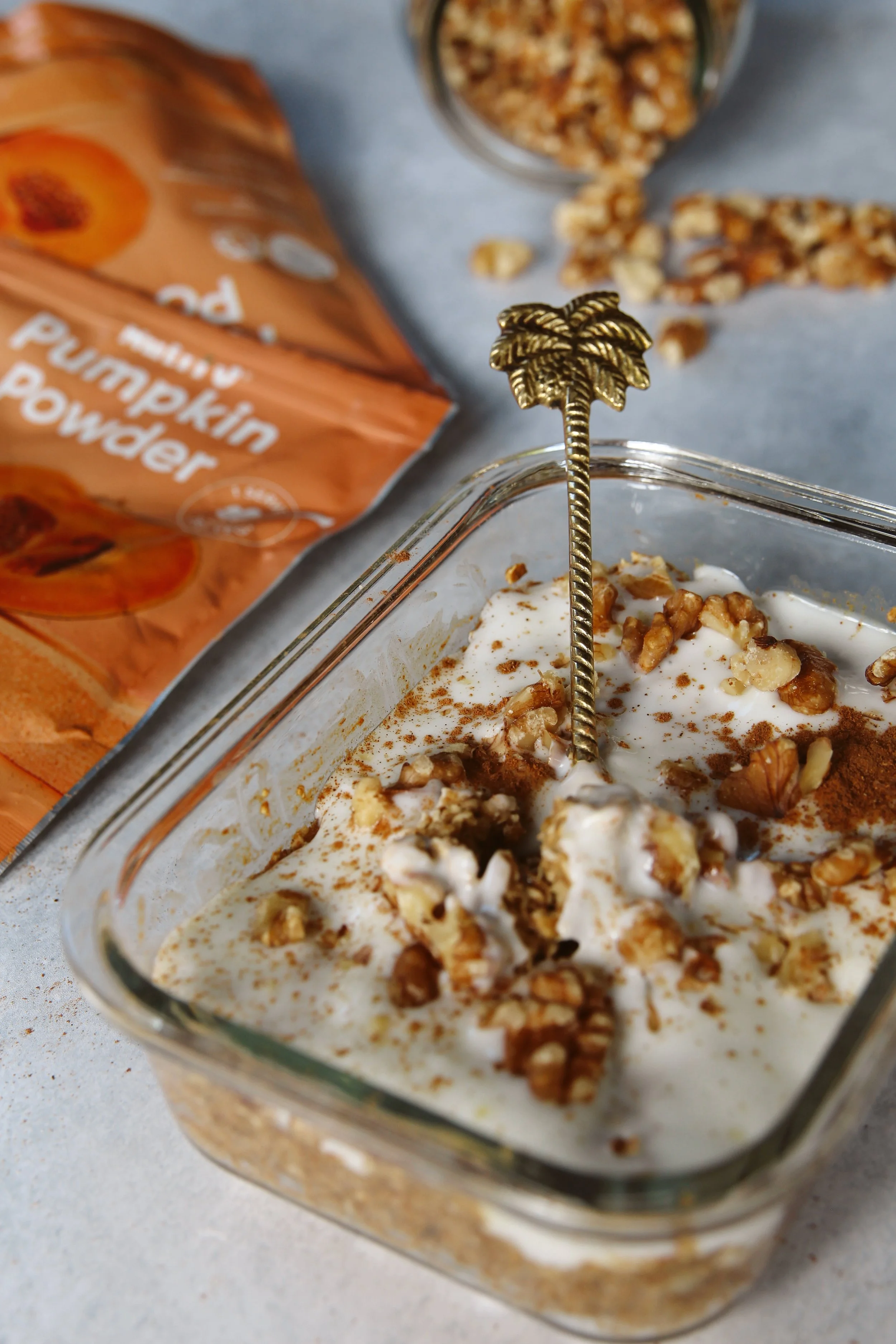 Pumpkin Spiced Baked Oats