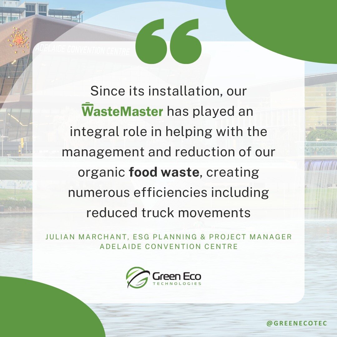 Adelaide Convention Centre has addressed food waste through a prioritisation method, which targets avoidance, repurposing and recycling.

Find out how our award-winning WasteMaster system has played an active role in supporting a 99% waste diversion 