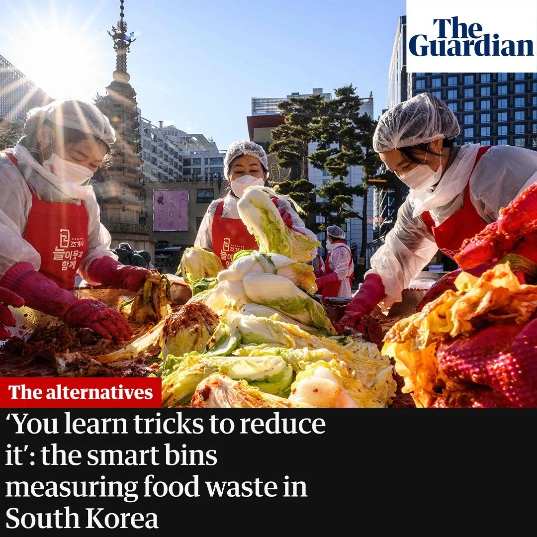 South Korea shows what&rsquo;s possible when food waste is taken seriously. This recent article from The Guardian highlights how South Korea has dramatically reduced food waste by making it measurable, visible, and something people are accountable fo