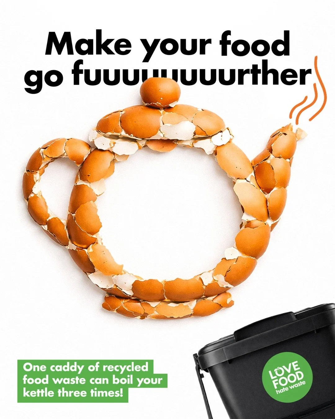 Did you know that one full food waste caddy can generate enough energy to boil three kettles? Through anaerobic digestion, everyday food scraps can be transformed into renewable energy, helping to power our homes and communities.

Recycling food wast