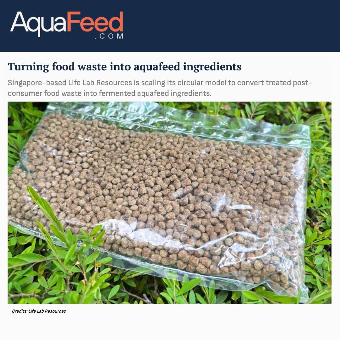 Singapore-based Life Lab Resources is scaling its circular model to convert treated post-consumer food waste into fermented aquafeed ingredient, demonstrating how food waste can become a valuable resource.

At Green Eco Technologies, we&rsquo;re prou