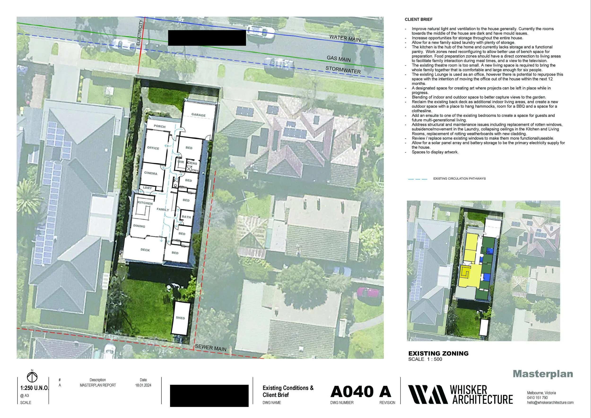 Home Masterplan Report: Step 1 of Design — Whisker Architecture