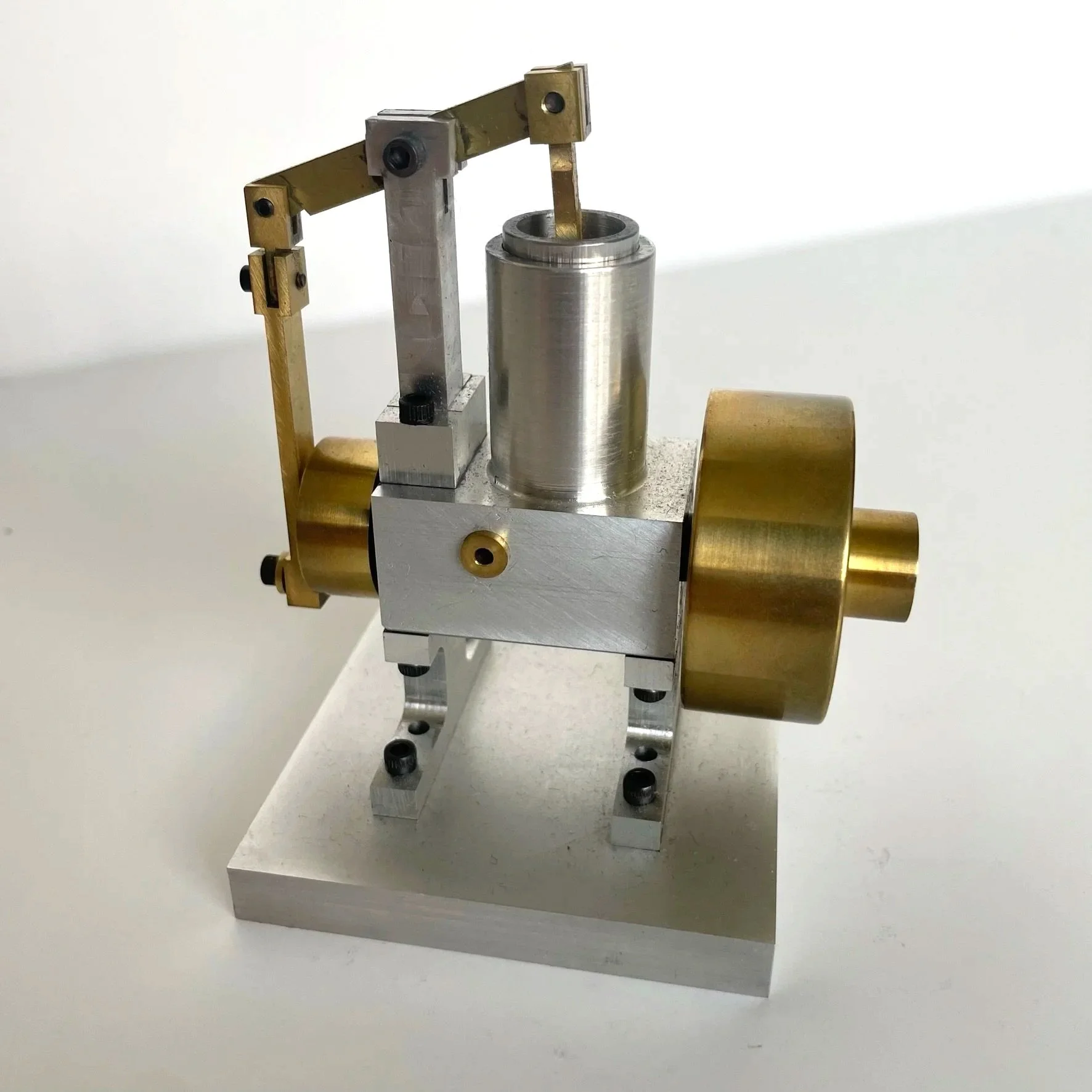 Miniature Brass and Aluminum Turbine