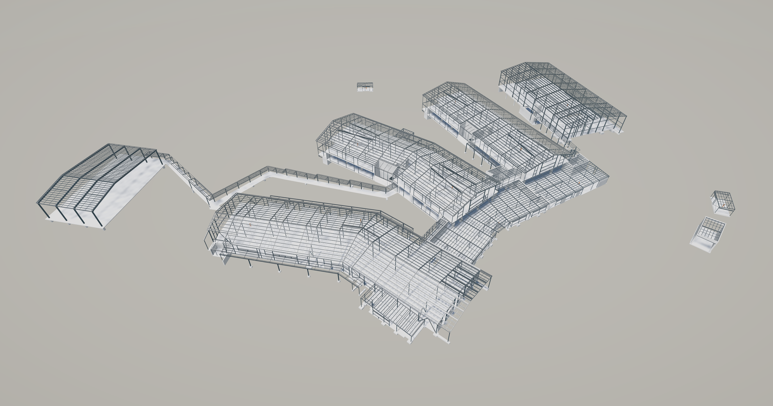 5 - Site view from South East (no roof cladding).png