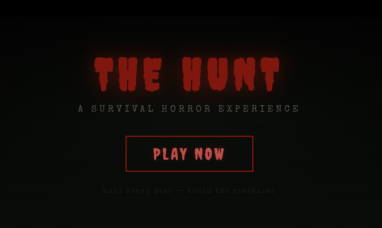 The Hunt: A Survival Horror Experience