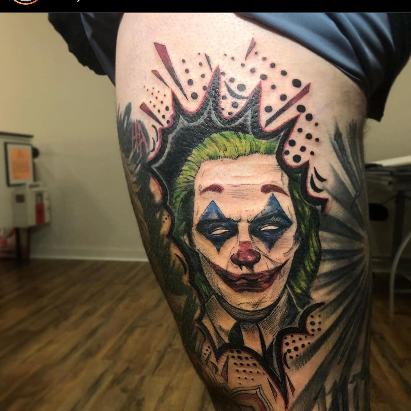 What did you think of The Joker movie? Piece done by @kaitlynteressa