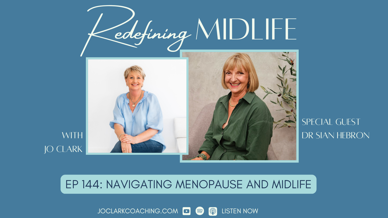 Navigating Menopause and Midlife with Dr Sian Hebron