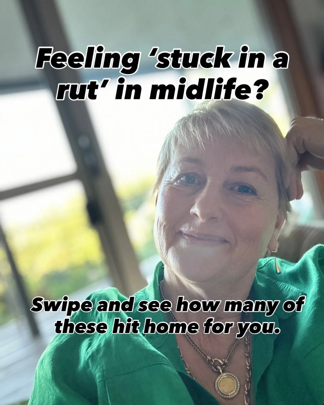 I see you.
So many midlife women feel this way stuck on a loop, living on autopilot, doing everything for everyone else, but almost nothing that lights them up. 
Over time, it will leave you feeling flat, disconnected, and unsure where “you&rdq