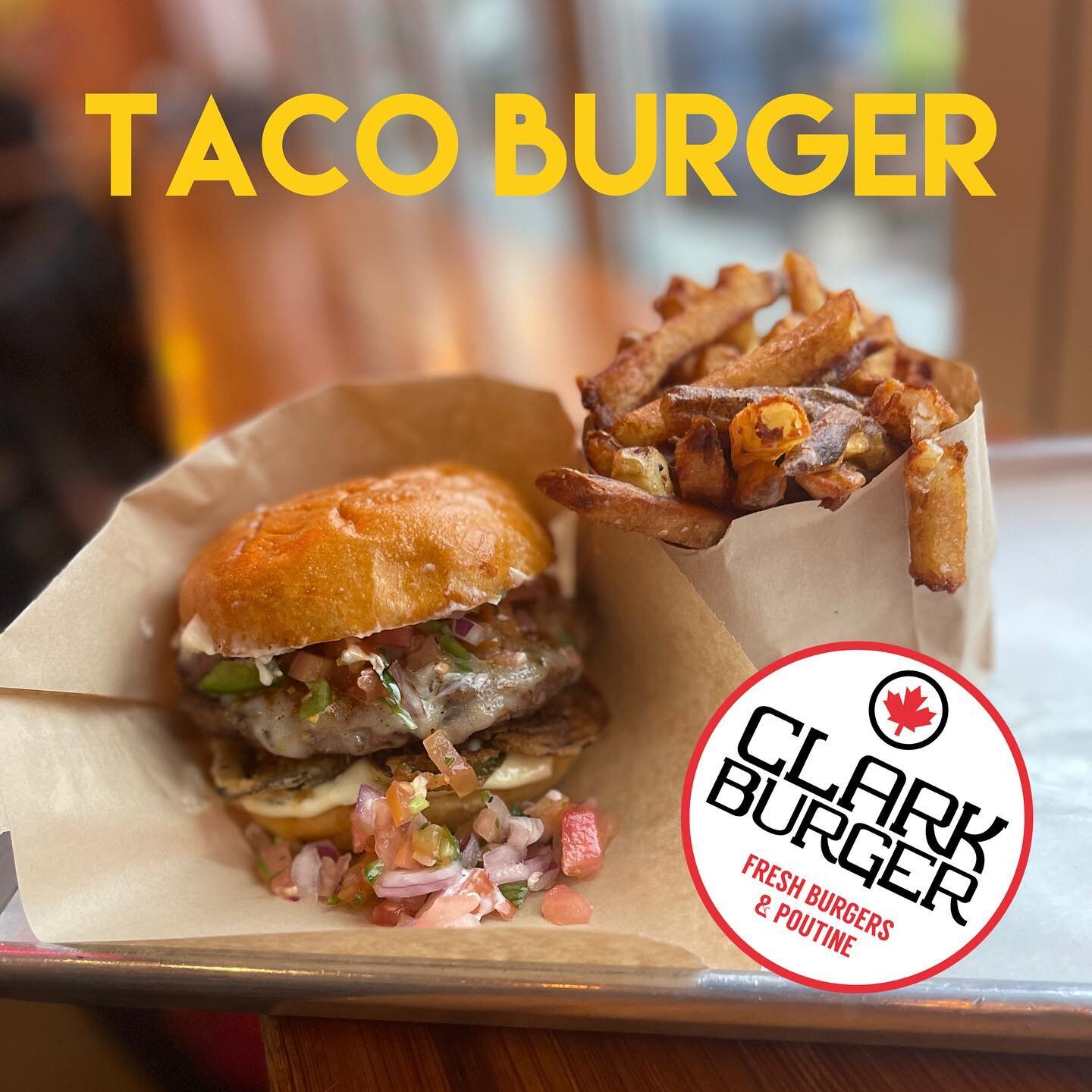 Taco spiced beef burger with crispy fried jalape&ntilde;os, lime-cilantro aioli, pepperjack cheese and pico de gallo!!