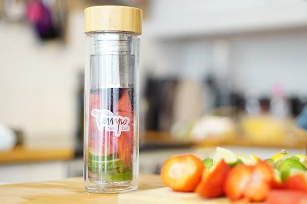 fruit infused water bottle