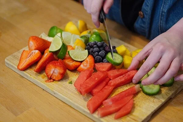 fruit infused water bottle