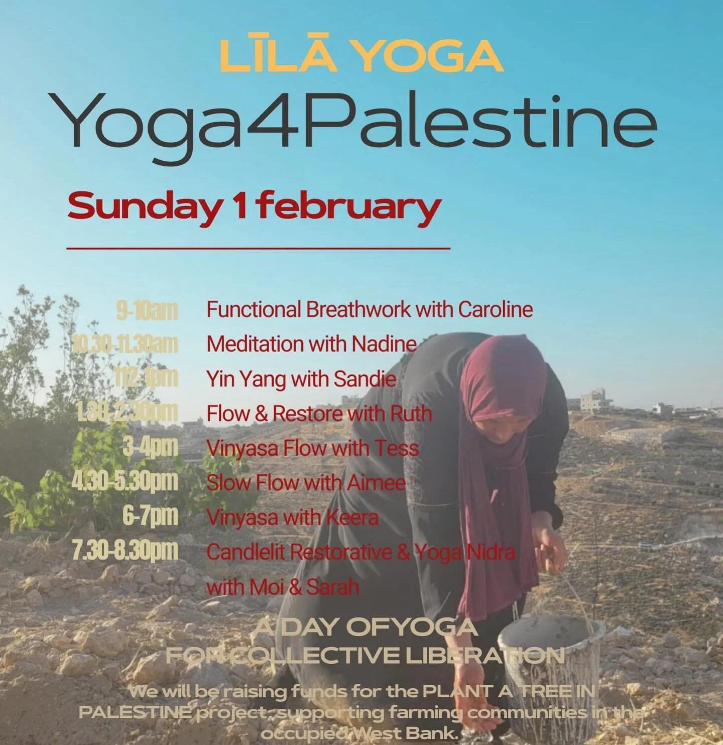 🍉 YOGA FOR PALESTINE 🍉

I'm offering a one hour Flow &amp; Restore class at @lilayogaedinburgh on Sunday 1st February 1:30-2:30pm to support #YogaForPalestineScotland day - please get involved 👇

All classes can be booked via the link in my bio, a